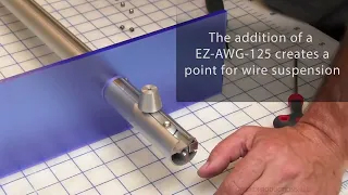 Gyford baffle and fin components for panel mounting in display and interior applications.