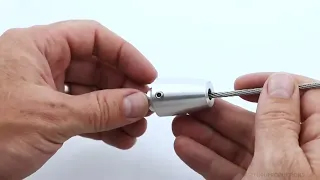 Gyford EZK 13 and EZK 14 floor to ceiling wire suspension kit for display and signage applications.