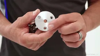 Gyford EZK 15 and EZK 16 ceiling mounted wire suspension kit for display and signage applications.