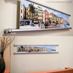 Cityscape mounted to the wall using Gyford StructureLite
