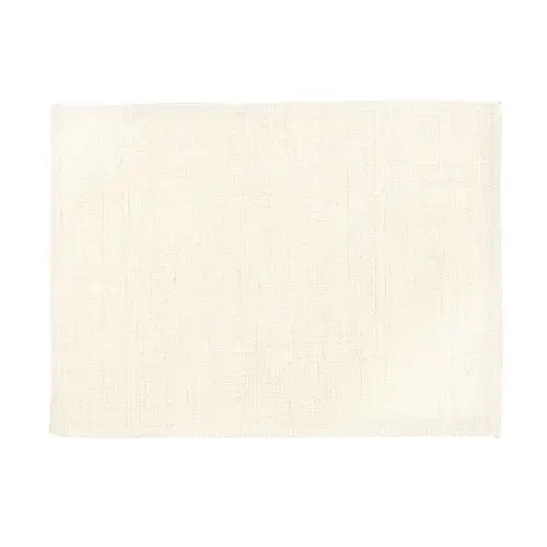 blank natural linen table mat