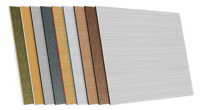 group image of different colored Rowmark MetalGraph Plus sheet