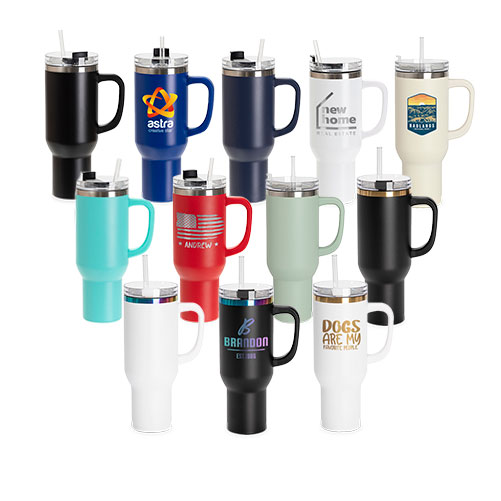 Group of Simply engraving 40oz tumblers variety of colors